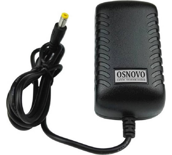 Изображение товара Блок питания (сетевой адаптер) OSNOVO PS-12012 DC12V, 1A (12Вт макс.) sct1121