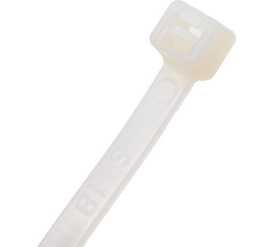 Изображение товара Нейлоновый хомут НЗЭТК 4.8х200 мм, белый 99662