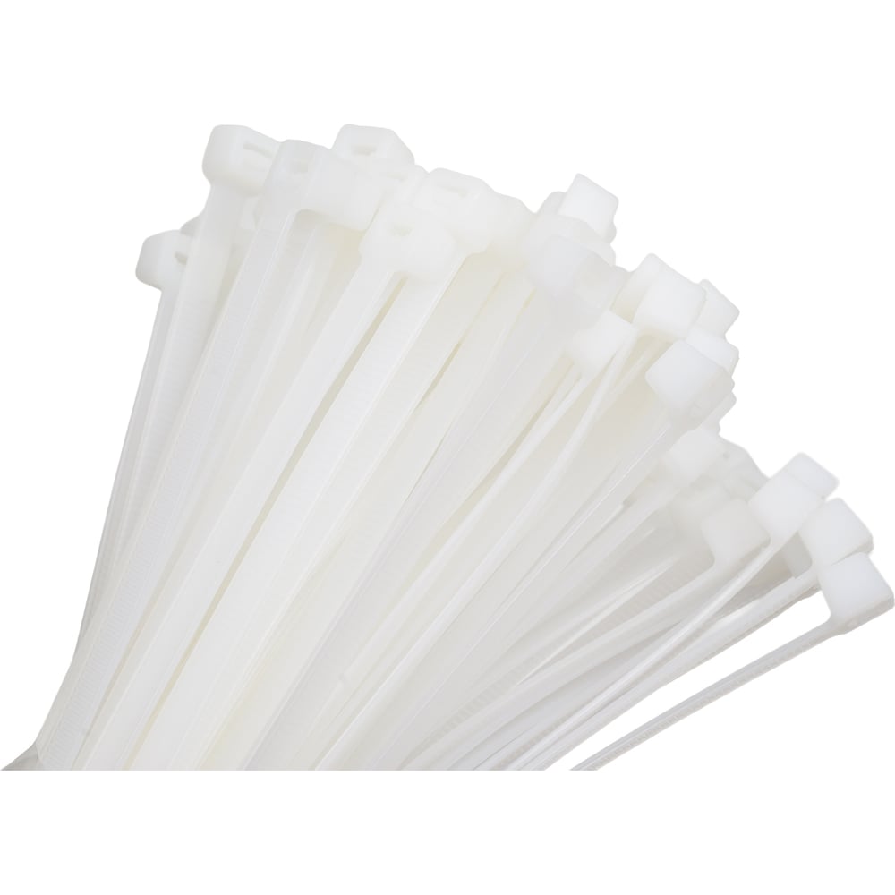 Изображение товара Нейлоновый хомут НЗЭТК 7.6х250 мм, белый 98011