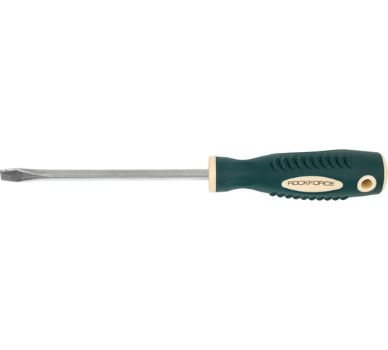 Изображение товара Шлицевая магнитная отвертка Rockforce Profi S2 SL8.0х150мм RF-70180150(27185)