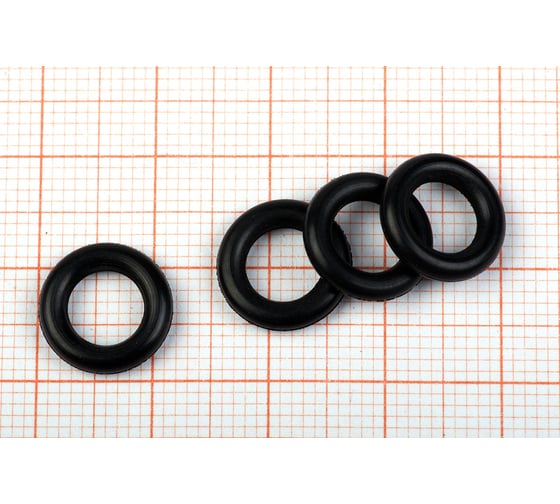 Изображение товара Кольцо резиновое O-ring 10 шт, 007-011-25 (006.5-2.5) NBR70 HIMPT 00-00018921