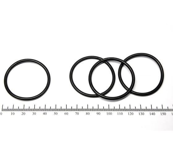 Изображение товара Кольцо резиновое O-ring 10 шт, 040-045-30 (039.0-3.0) NBR70 HIMPT 00-00018953