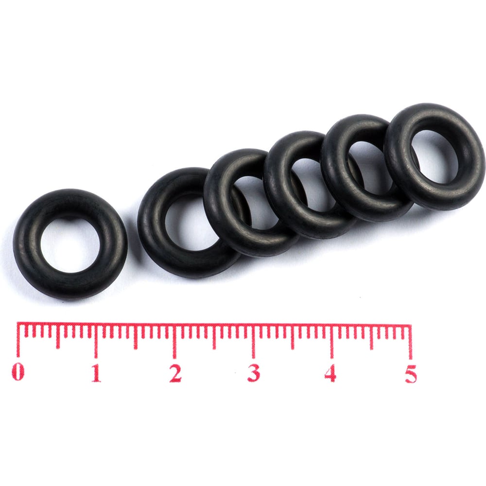 Изображение товара Кольцо резиновое O-ring 10 шт 007.5-3.55 NBR70 HIMPT