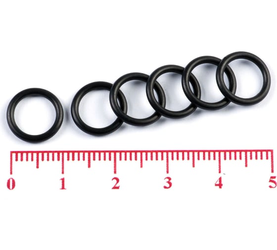 Изображение товара Кольцо резиновое O-ring 10 шт, 008.0-1.5 NBR70 HIMPT 00-00018901