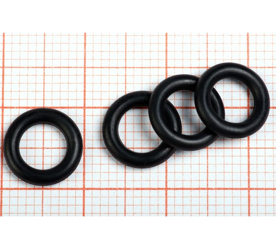 Изображение товара Кольцо резиновое O-ring 10 шт, 006-009-19 (005.8-1.9) NBR70 HIMPT 00-00018835