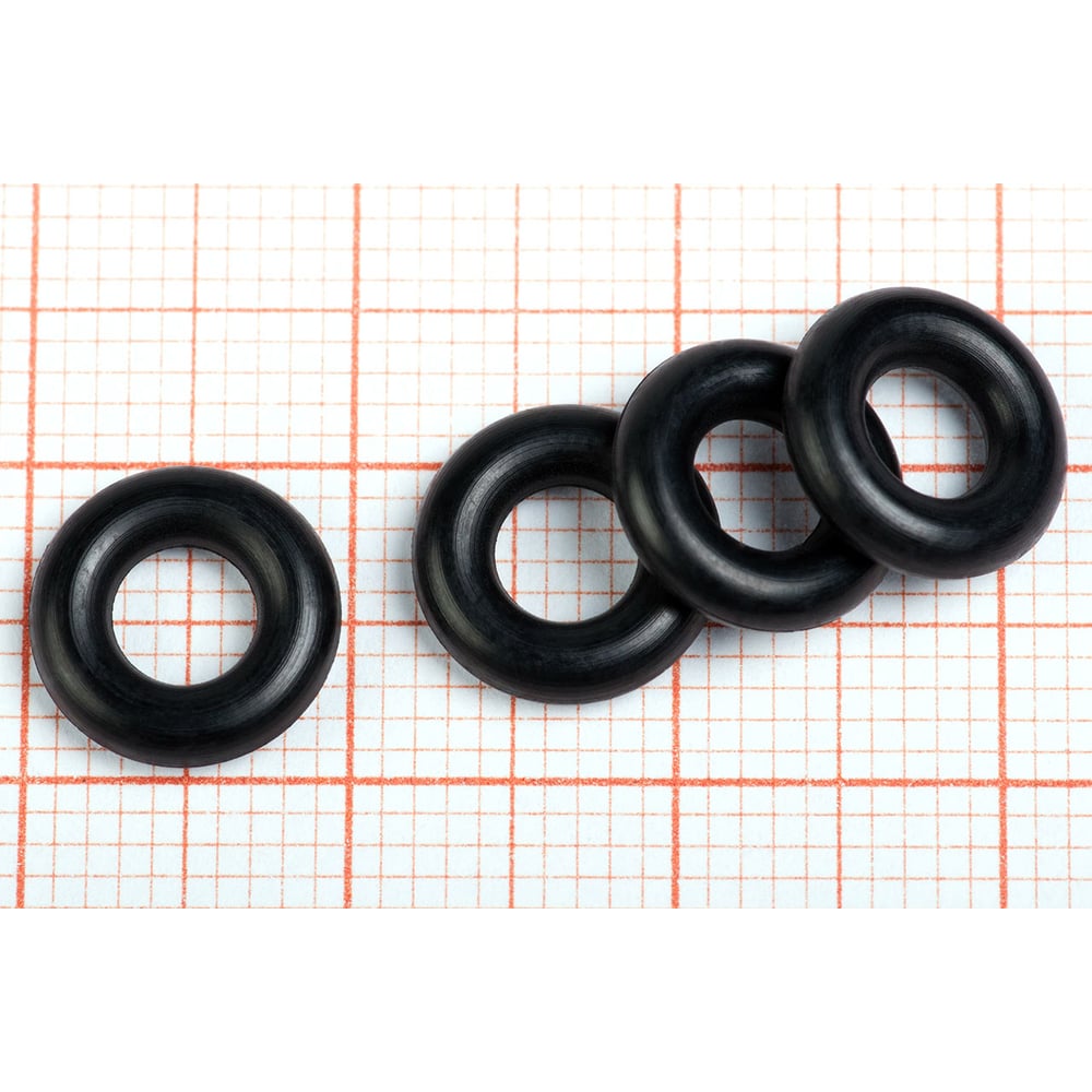 Изображение товара Набор резиновых колец O-ring 10 шт из NBR70 для герметизации