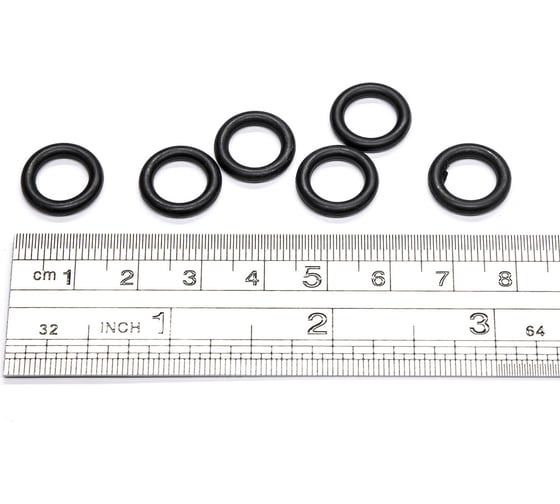 Изображение товара Кольцо резиновое O-ring 10 шт, 009-013-25 (008.5-2.5) NBR70 HIMPT 00-00018877