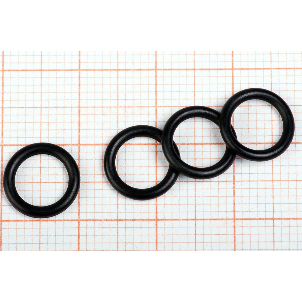 Кольцо резиновое O-ring 10 шт, 007.0-1.5 NBR70 HIMPT 00-00018908