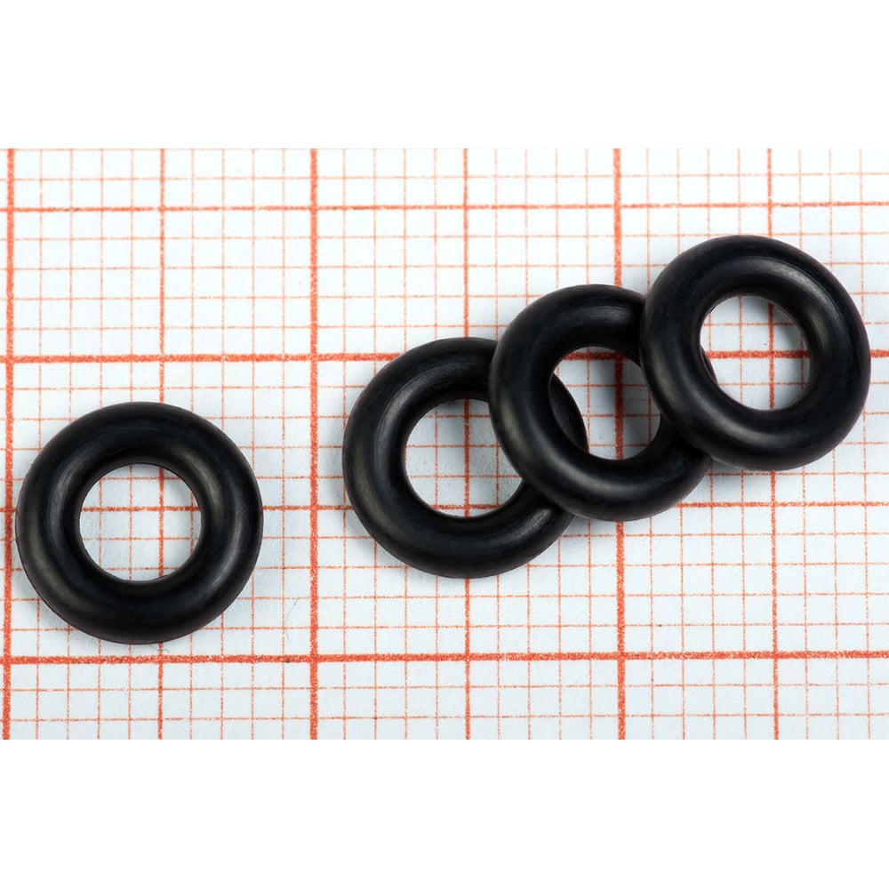 Изображение товара Резиновое кольцо O-ring 10 шт NBR70 герметизация гидравлики и пневматики