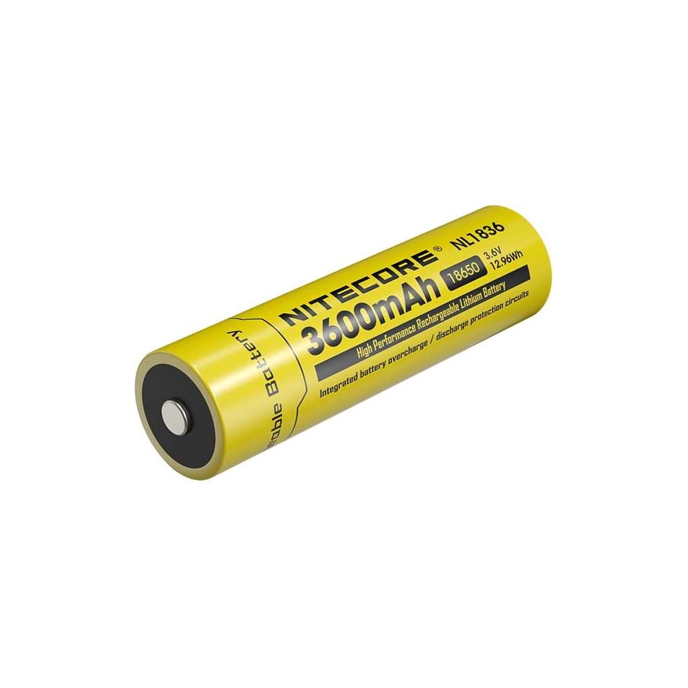 Изображение товара Аккумулятор Nitecore nl1836 18650 3.6v 3600ma (12.96wh)  с защитой 0349
