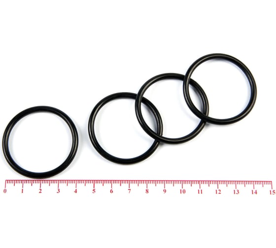 Изображение товара Кольцо резиновое O-ring 10 шт, 038-044-36 (036.5-3.55) NBR70 HIMPT 00-00018904