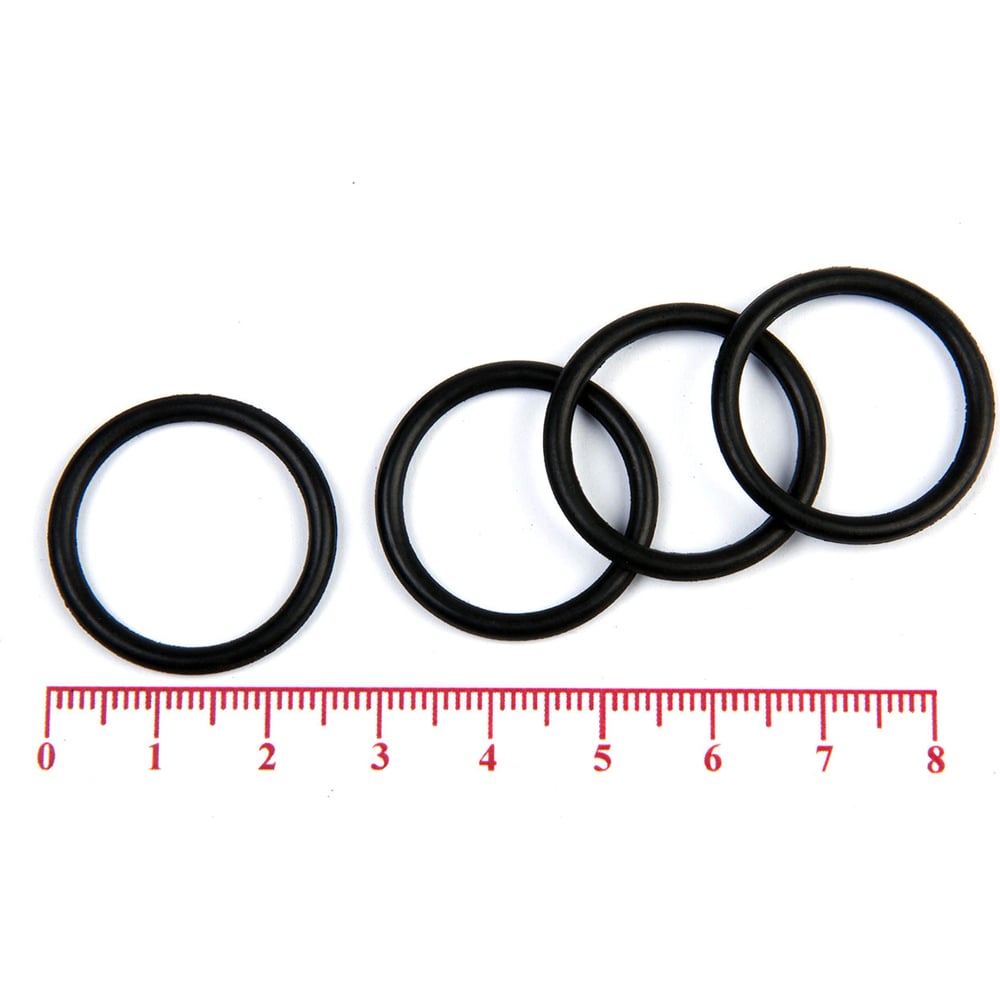 Изображение товара Резиновое кольцо O-ring 10 шт размер 022-026-25 мм NBR70 HIMPT