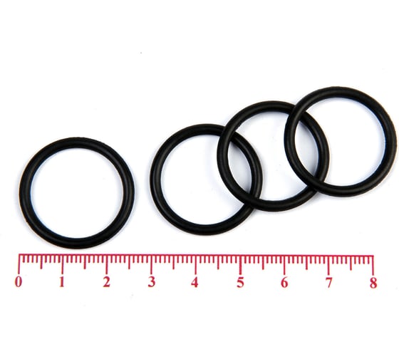 Изображение товара Кольцо резиновое O-ring 10 шт, 022-026-25 (021.5-2.5) NBR70 HIMPT 00-00018895