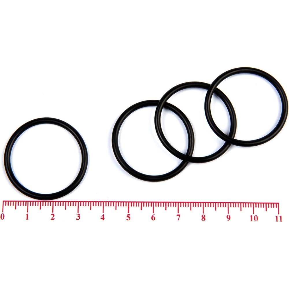 Изображение товара Кольцо резиновое O-ring 10 шт 030-034-25 NBR70 уплотнитель