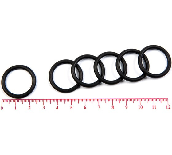 Изображение товара Кольцо резиновое O-ring 10 шт, 020-025-30 (019.2-3.0) NBR70 HIMPT 00-00018851
