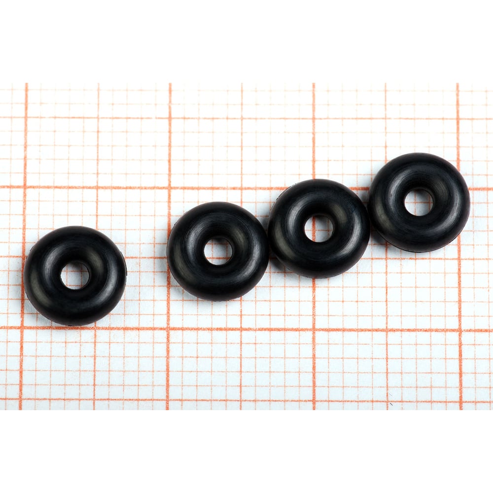 Изображение товара Кольцо резиновое O-ring 002.0-2.5 NBR70 HIMPT упаковка 10 шт