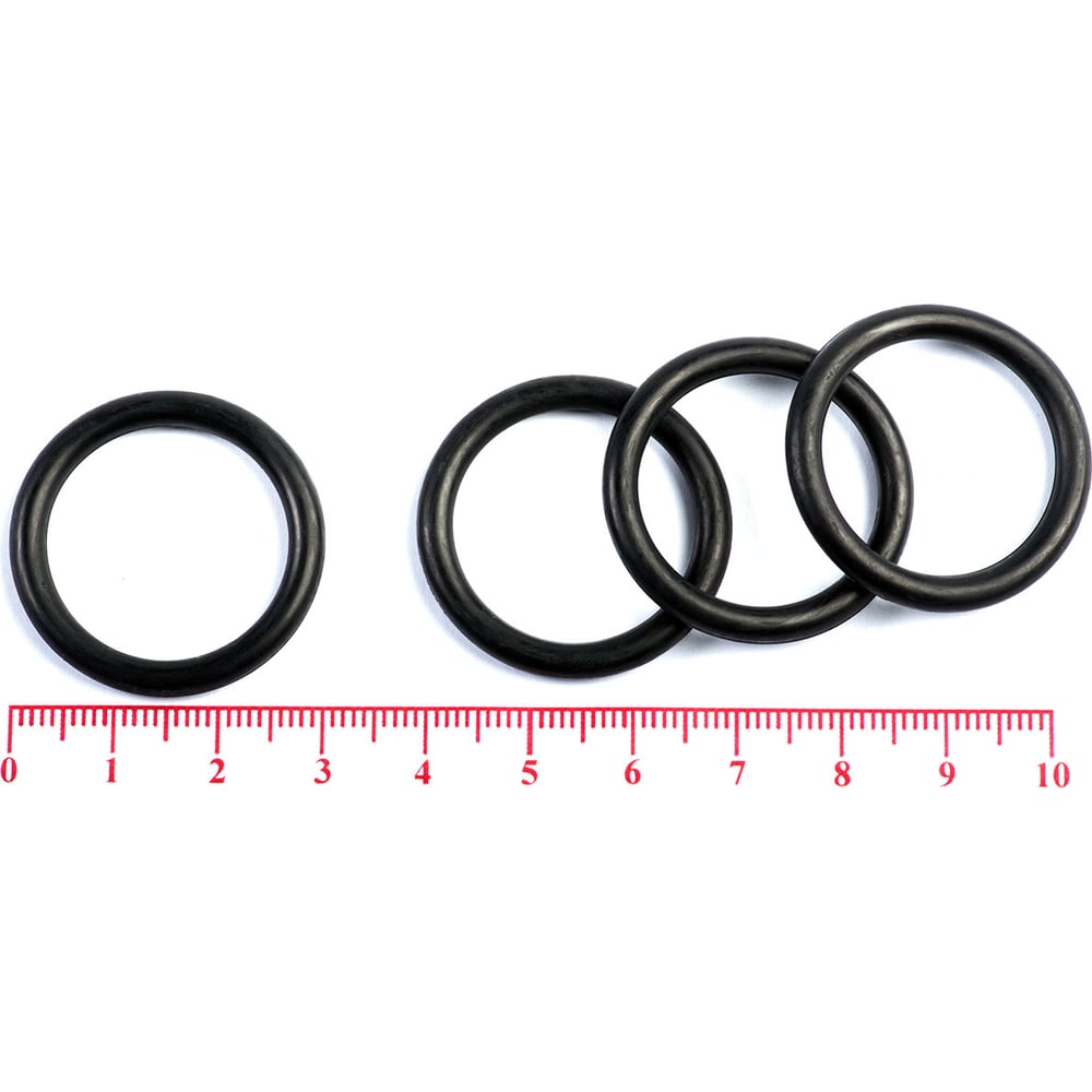 Изображение товара Кольцо резиновое O-ring 10 шт NBR70 диаметр 23.39 мм
