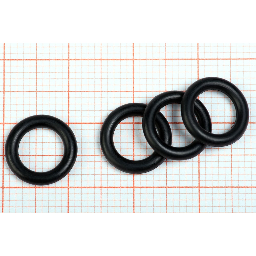 Изображение товара Набор резиновых колец O-ring 10 шт NBR70 герметизация ремонта