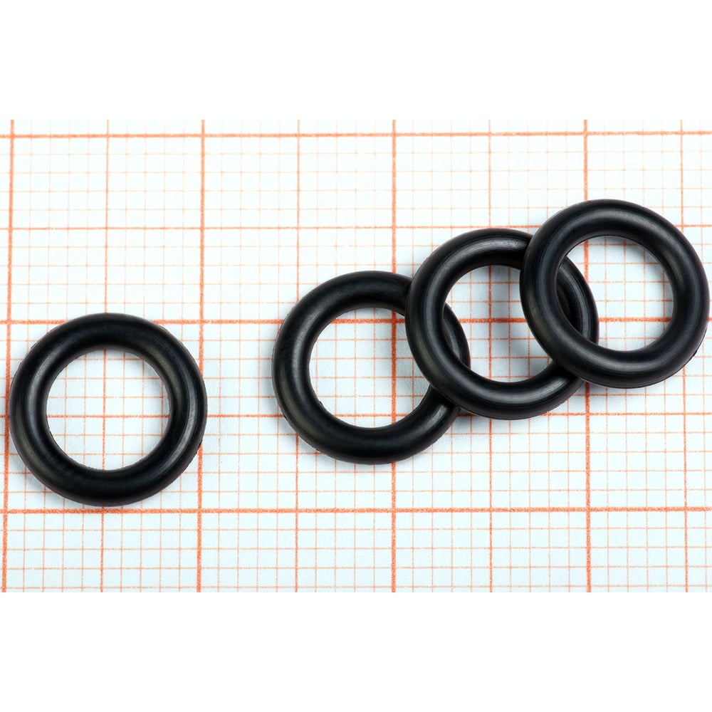 Изображение товара Кольцо резиновое O-ring 10 шт 006.4-1.9 NBR70 HIMPT