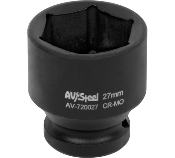 Изображение товара Головка ударная шестигранная (27 мм; 1/2DR) AV Steel AV-720027