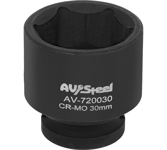 Изображение товара Головка ударная шестигранная (30 мм; 1/2DR) AV Steel AV-720030