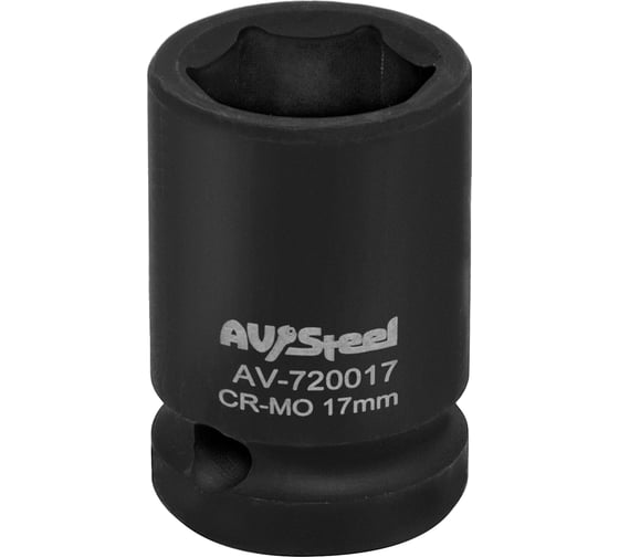 Изображение товара Головка ударная шестигранная (17 мм; 1/2DR) AV Steel AV-720017