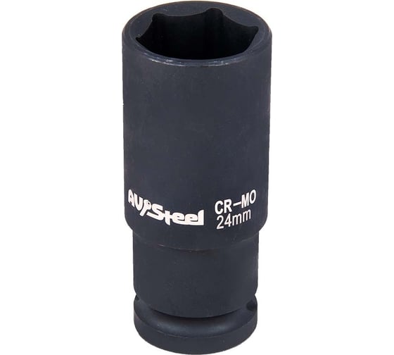 Изображение товара Головка ударная шестигранная удлиненная (24 мм; 1/2DR) AV Steel AV-720124
