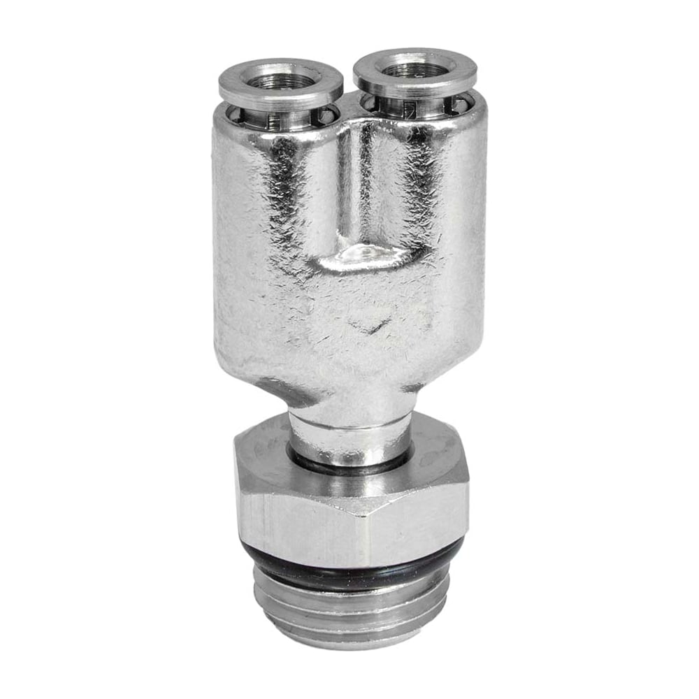 Изображение товара Фитинг цанга тройник Y 1/4 - 4 мм PI TOOLS 4737 латунь для водопровода