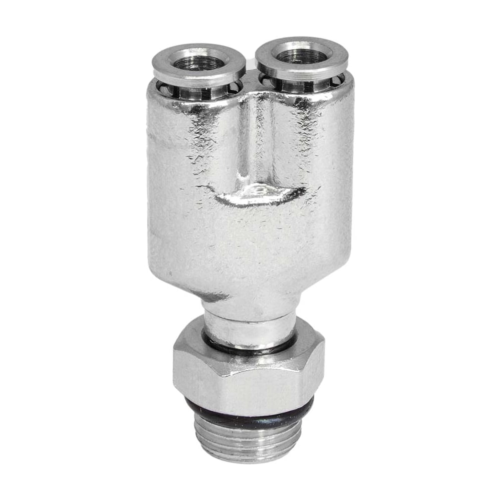 Изображение товара Фитинг цанга Y-обр., поворотный Cn-Y-1/8M-4 для полиуретана и пластиковых трубок PI TOOLS Арт. 4690