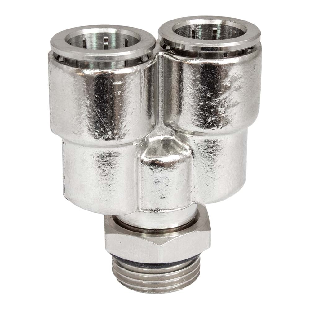 Изображение товара Фитинг цанга тройник Y 3/8 - 12 мм PI TOOLS 4812 латунь для труб