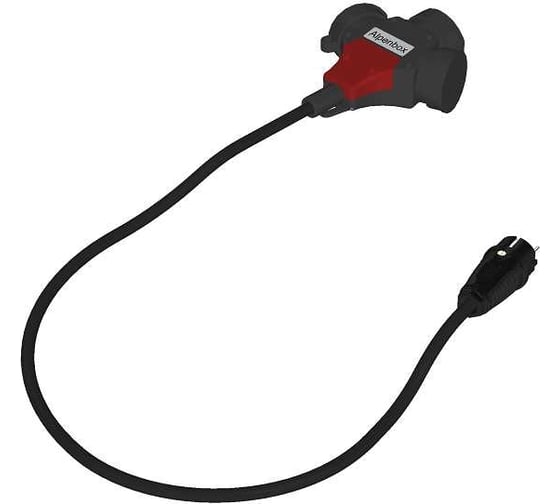 Изображение товара Силовой удлинитель-тройник ALPENBOX 220в 10 метров 9050004