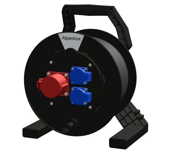 Изображение товара Удлинитель на пластиковом барабане Alpenbox IP44 XTREM H07RN-F 5G2.5 10м 8850002