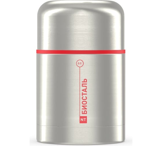 Изображение товара Термос для еды Biostal 0.5 литра, стальной NT-500X