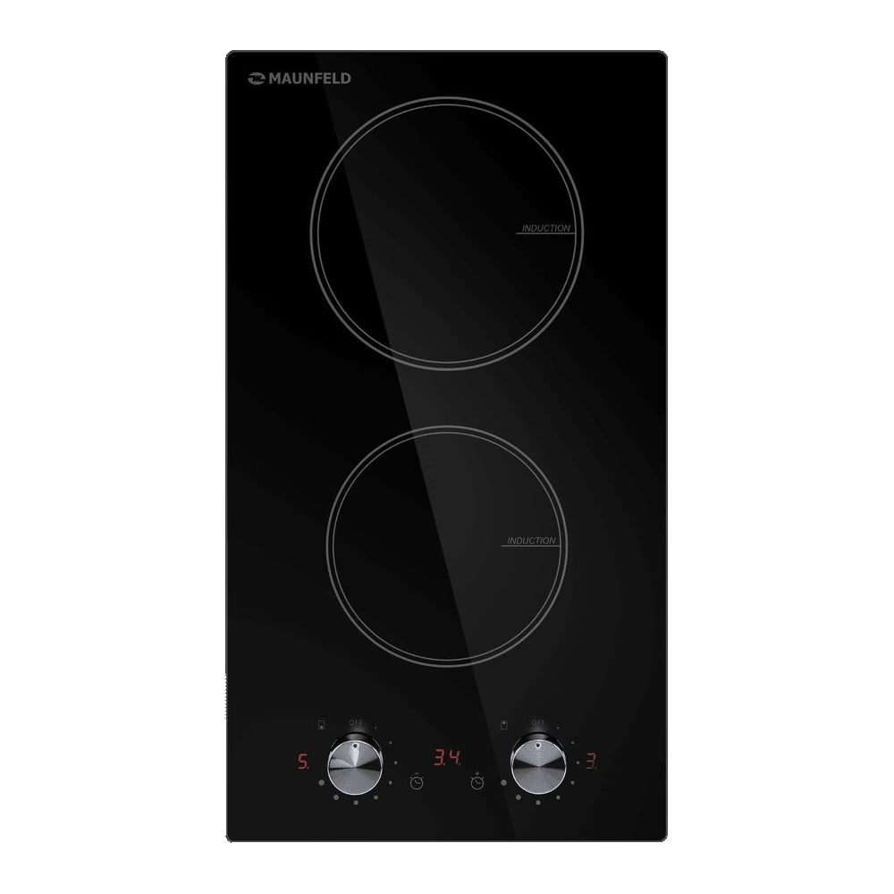 Изображение товара Индукционная варочная панель MAUNFELD CVI292MBK 2 конфорки современный дизайн