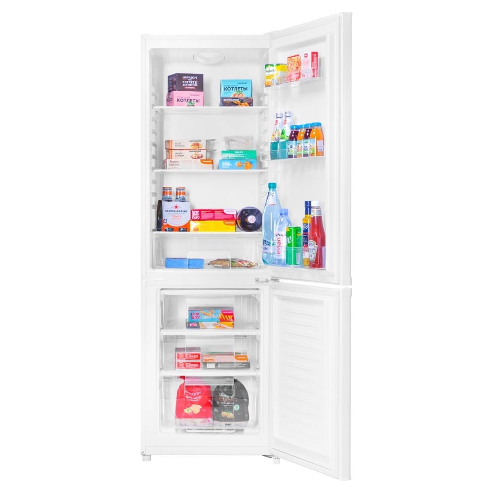 Изображение товара Холодильник MAUNFELD MFF170W двухкамерный белый с системой Defrost 167/70 л