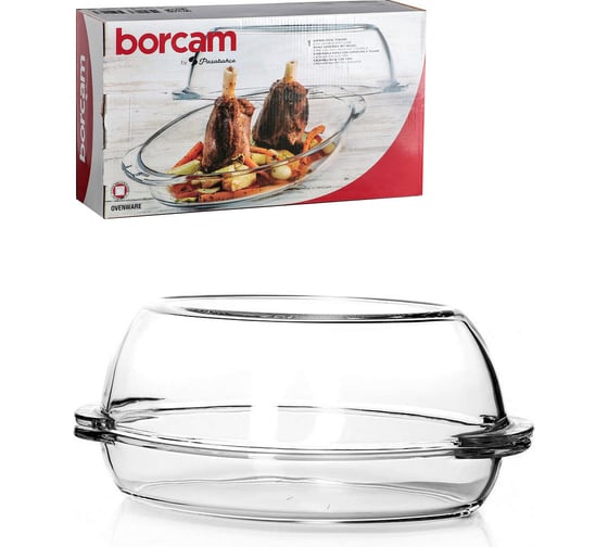 Изображение товара Лоток овальный с крышкой Pasabahce PSB V 1900 мл BORCAM 59052 GB