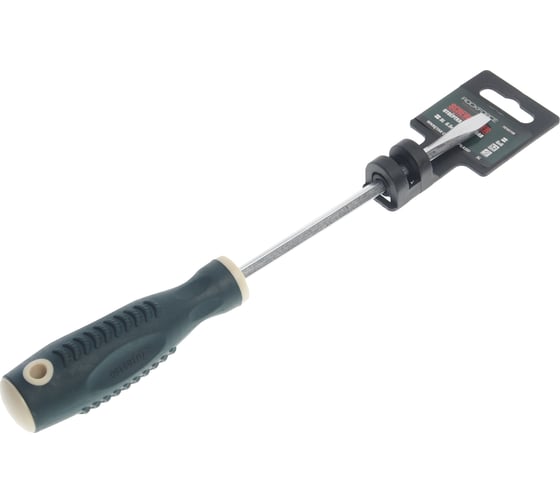 Изображение товара Шлицевая магнитная отвертка Rockforce Profi S2 SL6.5х150мм RF-70165150(28249)