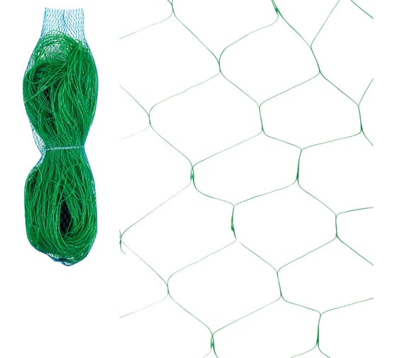 Изображение товара Шпалерная сетка PARK 2x5 м, 10 г/м2, размер ячейки 15x17 см. аналог 732111 732119