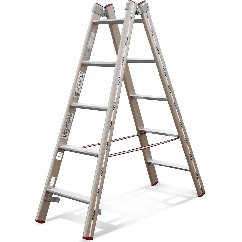 Изображение товара Стремянка Эйфель Атлант 205 профессиональная двусторонняя 2.74 м алюминий