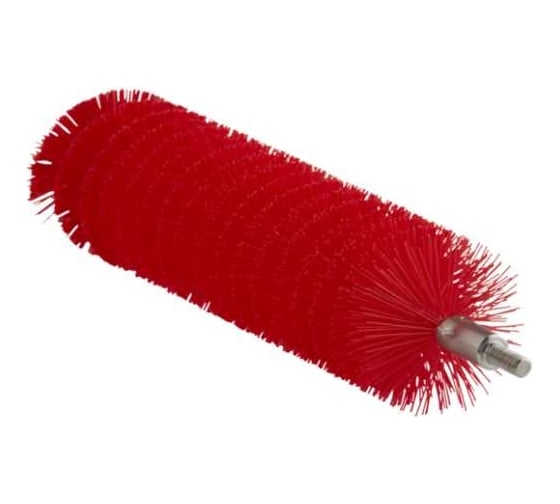 Изображение товара Ерш Vikan используемый с гибкими ручками арт. 53515 или 53525, D40 мм, 200 мм, средний ворс, красный цвет 53684
