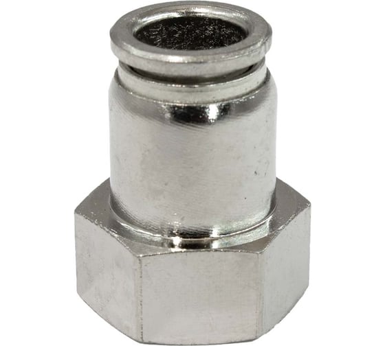 Изображение товара Пневмофитинг цанговый прямой PI TOOLS Cn-I-1/2F-12 для полиуретановых и рилсановых трубок, Арт. 5239