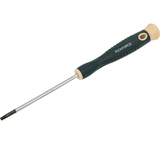 Изображение товара Отвертка Rockforce TORX с отверстием ювелирная T15Hх75мм RF-73707515(19566)