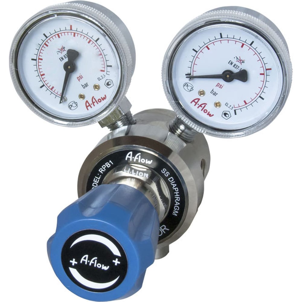 Изображение товара Регулятор давления рамповый серии RPB1DP до 1.5 бар с NPT соединениями и нержавеющей мембраной