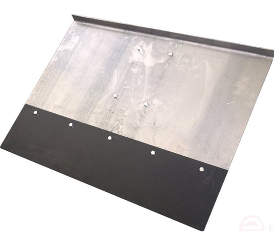 Изображение товара Усиленная лопата ООО ПК Тандем-АГРО Подруга дворника, 500х400мм, планка 120 мм изготовлена из стали, толщиной 1.5 мм + доп накладка 250х140х1.5 мм на болтах, крепление нижнее 4670016434982