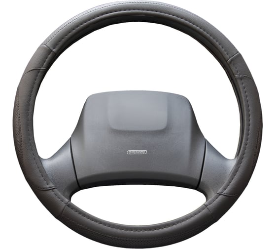 Изображение товара Оплетка SKYWAY Art-2 L серая экокожа S01102356