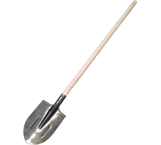 Изображение товара Штыковая лопата ООО ПК Тандем-АГРО из рельсовой стали, с ребром жесткости 210x290x405мм, c деревянным черенком 1 сорта 1200мм 4670016435682