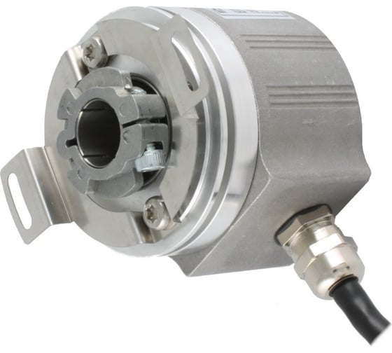 Изображение товара Инкрементальный энкодер INNOCONT d=58мм, полый вал 15мм, 1024 имп/об, 5…30vdc, выход ttl/htl с инверсией, ip6 EIP 58HO 15630V1024-R2/IP65