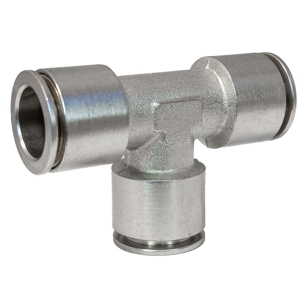 Изображение товара Фитинг цанга тройник Cn-T-14 латунь Т-образный 14 мм PI TOOLS Арт. 5390