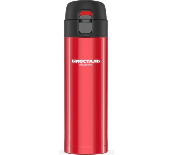 Изображение товара Термокружка Biostal Crosstown 0.42 литра, красная NMU-420R