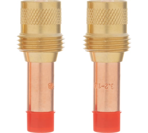 Изображение товара Держатель цанги с газовой линзой для электрода 2.4 мм, 2 шт Denzel 93658